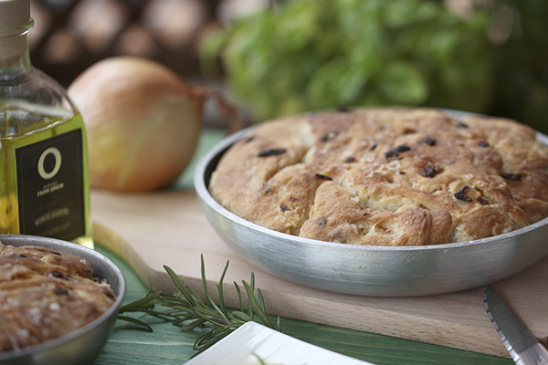 Pão com azeite de oliva