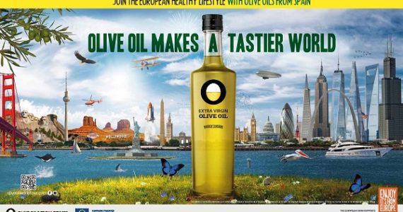 Campanha promocional Olive Oil Makes a Tastier World nos Estados Unidos