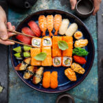 Fazendo sushi em casa com azeite de oliva